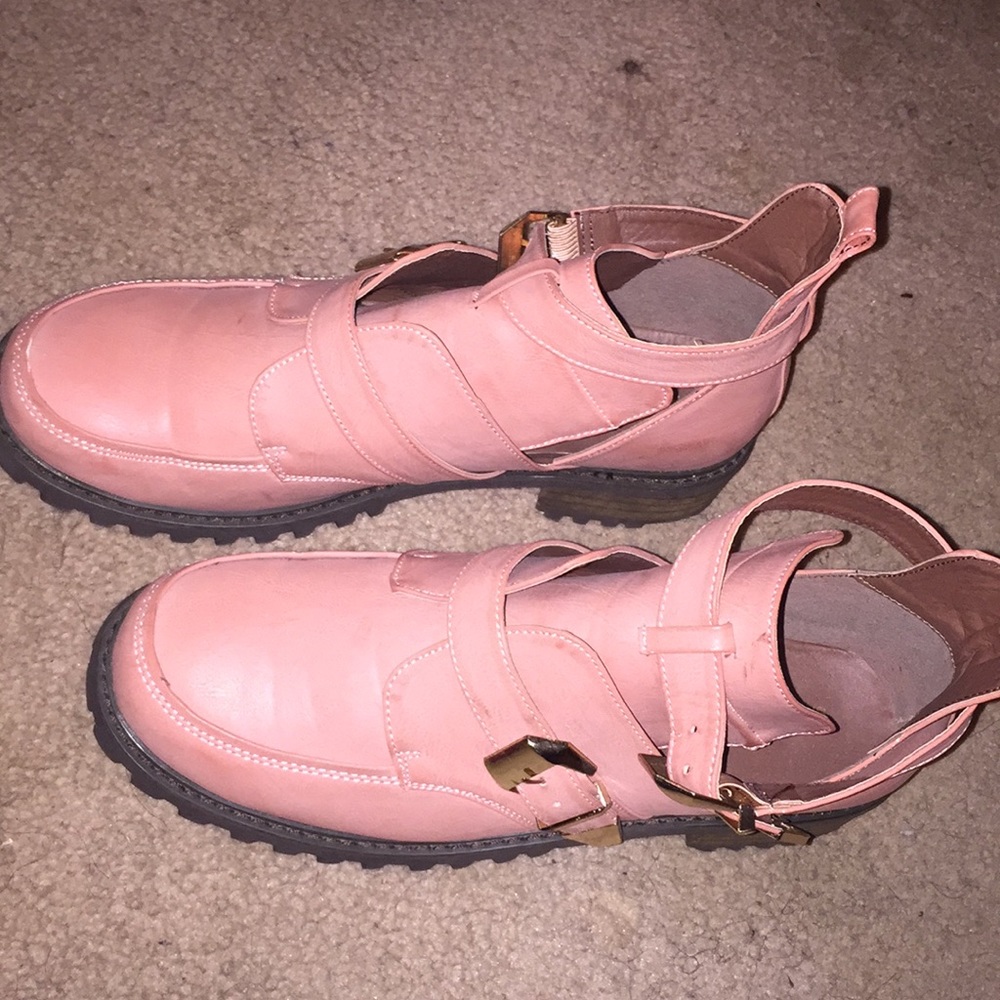 Pink boots